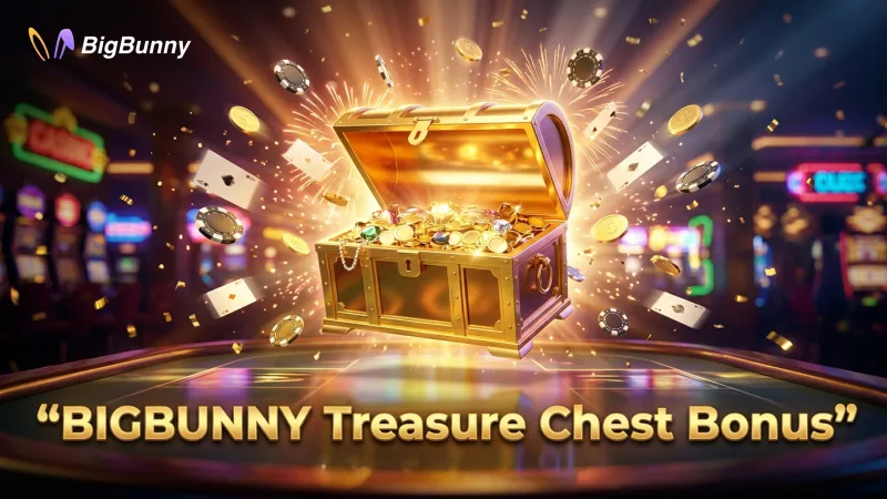 The Treasure Chest bonus round offers varied multipliers.