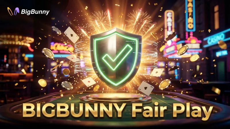 BIGBUNNY's provably fair system ensures transparent Aviator crash game outcomes.