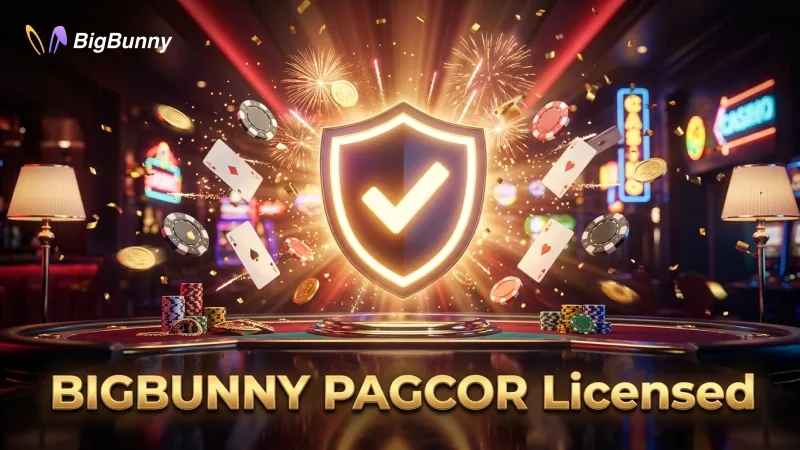 BIGBUNNY ensures fair play and protects your winnings with PAGCOR licensing.