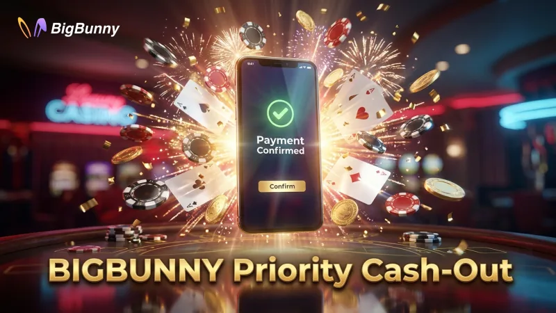 Enjoy priority cash-out processing with GCash and Maya for BIGBUNNY VIP members.
