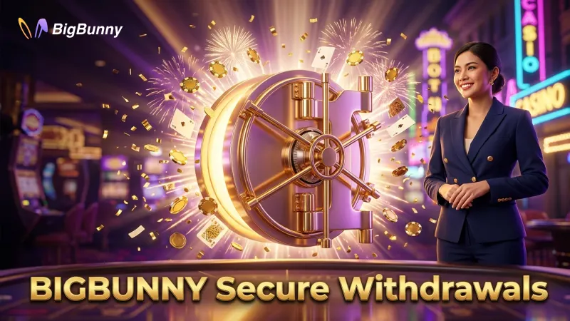 Secure BIGBUNNY transactions use advanced encryption to protect your winnings.
