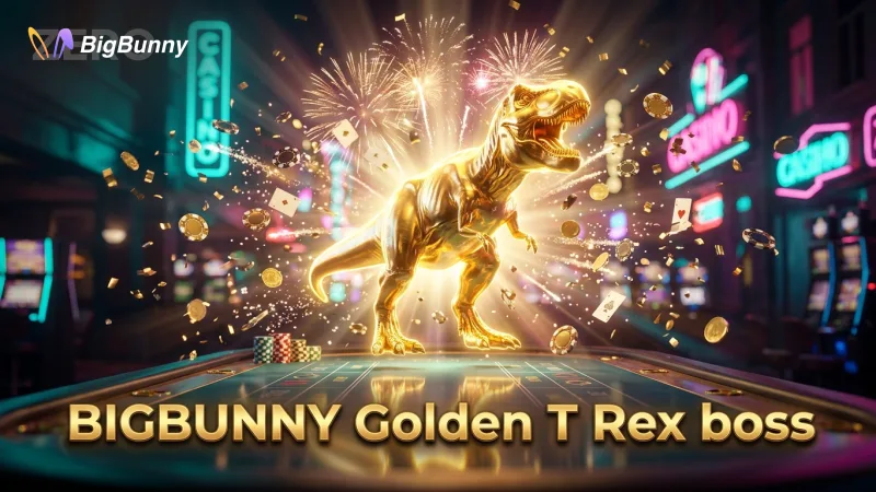 Visual representation of Golden T-Rex boss fight mechanics
