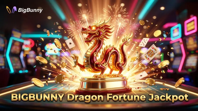 Glowing Dragon Fortune jackpot icon with flying coins and chips