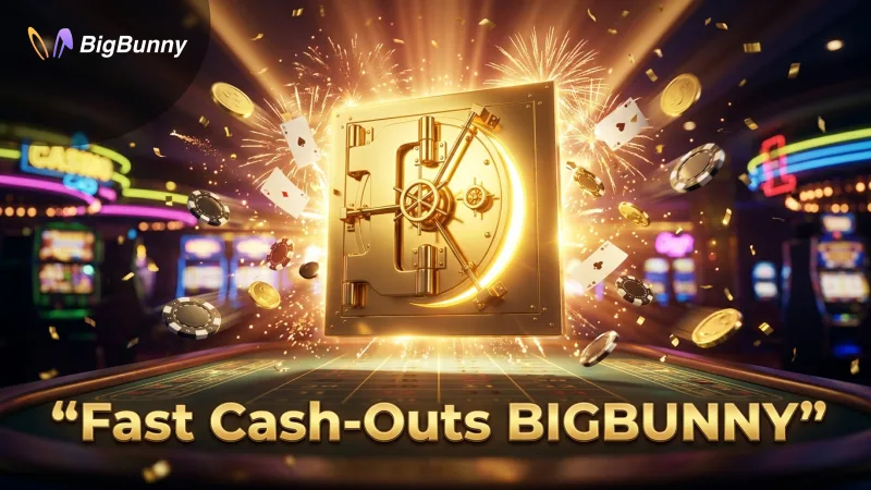 Secure fast cash-out for your BIGBUNNY Golden Empire free spin wins.