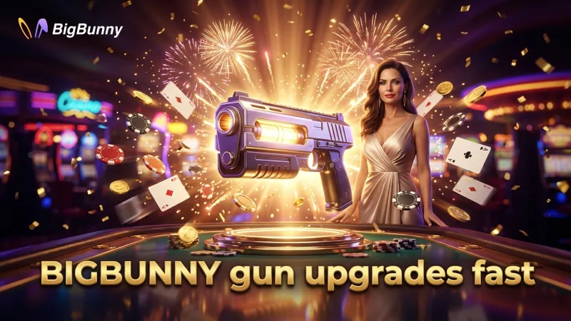 BIGBUNNY gun upgrades boost speed and precision during sessions.