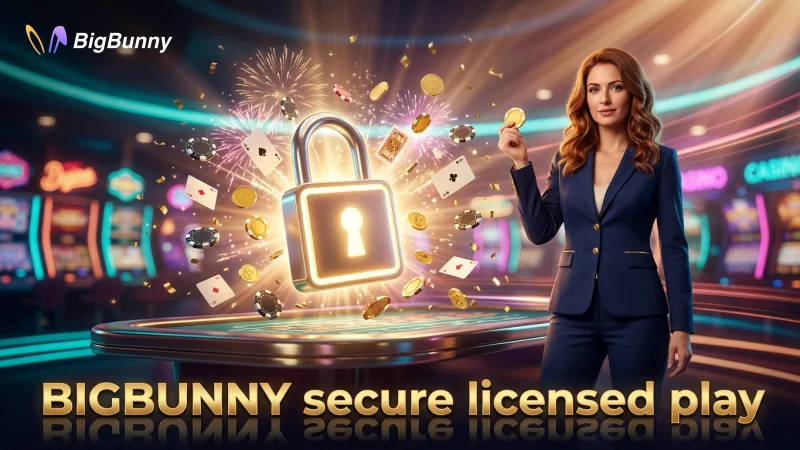 BIGBUNNY platform showing secure, PAGCOR-licensed Lightning Roulette game