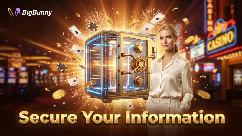 Your personal information is secured by encryption, preventing unauthorized access at BIGBUNNY.