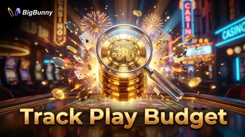Track your gaming budget effectively with BIGBUNNY's transparent features.