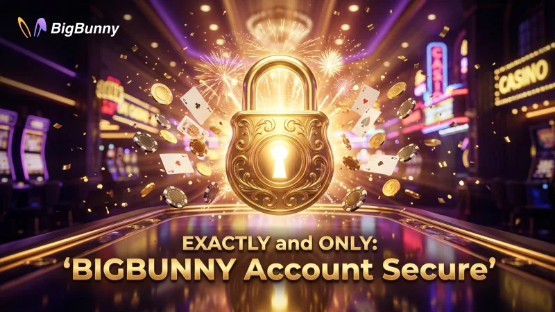 BIGBUNNY protects your account details and game history with secure protocols.